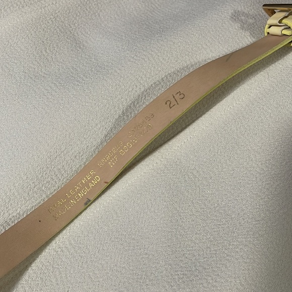 Belt its sy in the belt real leather made in englnd 2/3 - Picture 3 of 4